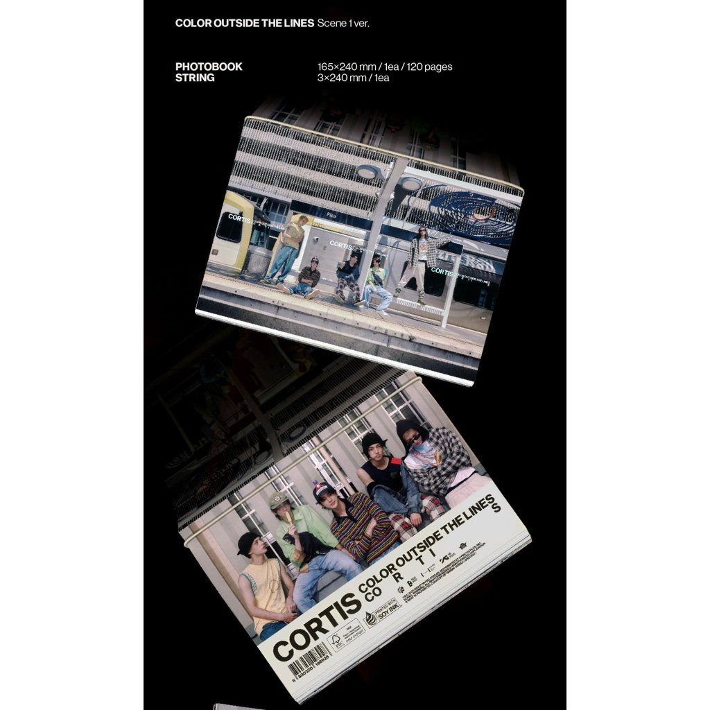 [Có sẵn] ALBUM CORTIS The 1st EP [COLOR OUTSIDE THE LINES]