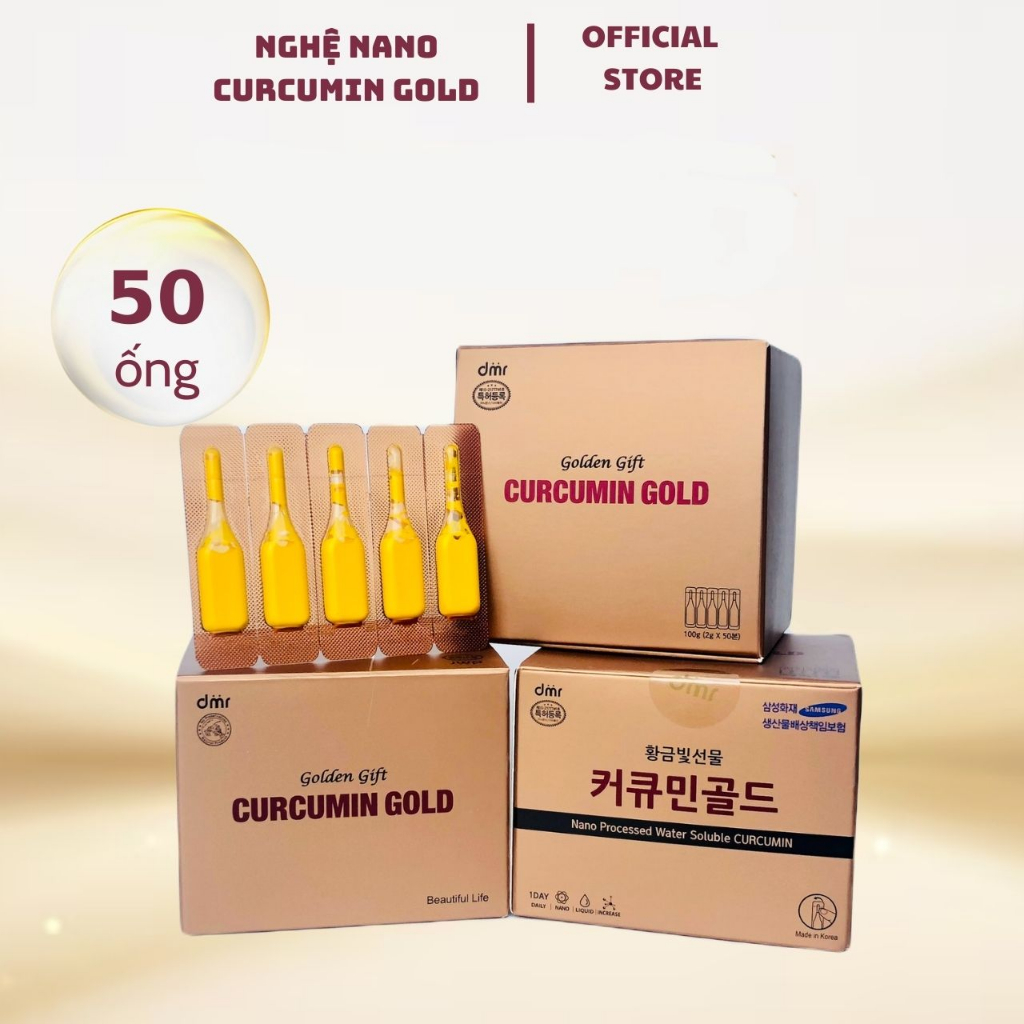 Mã INBAU300 giảm 10% đơn 250K Tinh Chất Nghệ Nano Curcumin Gold Hàn Quốc