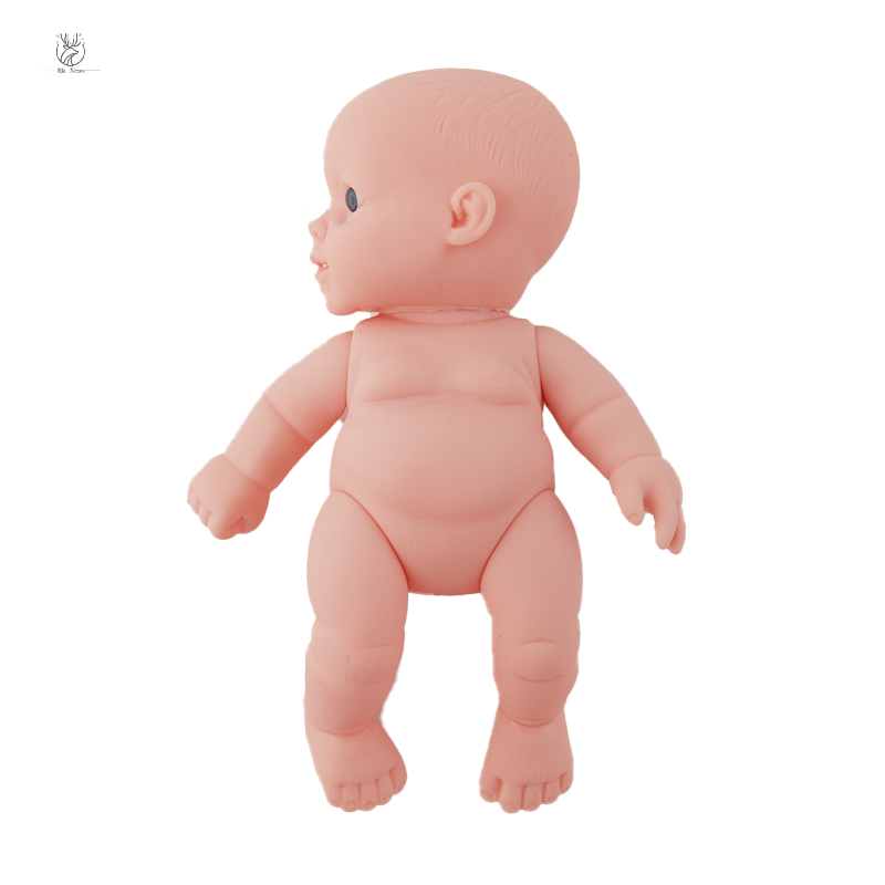 Ele Búp bê em bé 12cm thực tế mô hình mô phỏng trẻ sơ sinh bằng nhựa vinyl