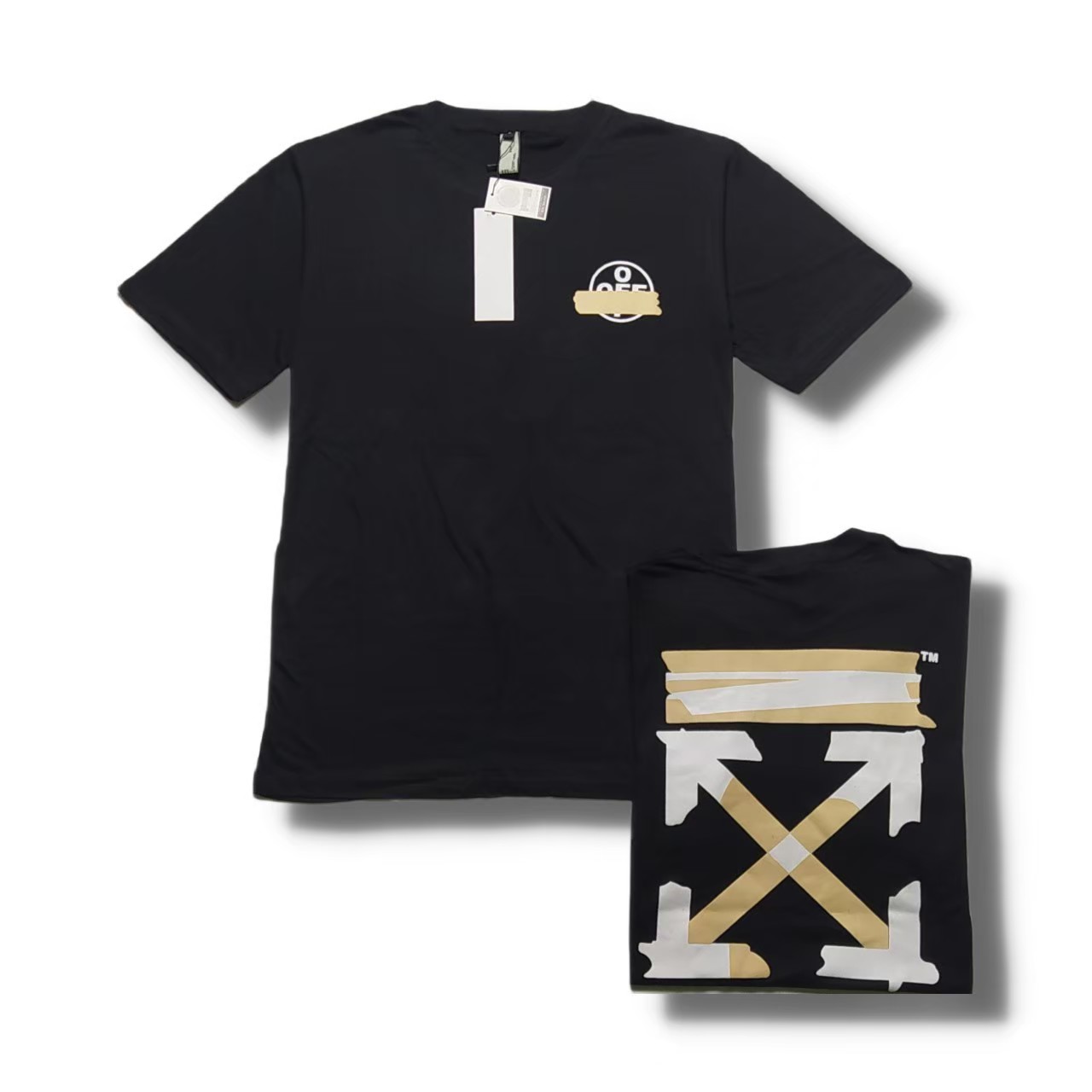 T-Shirt Pria Kaos Off White
