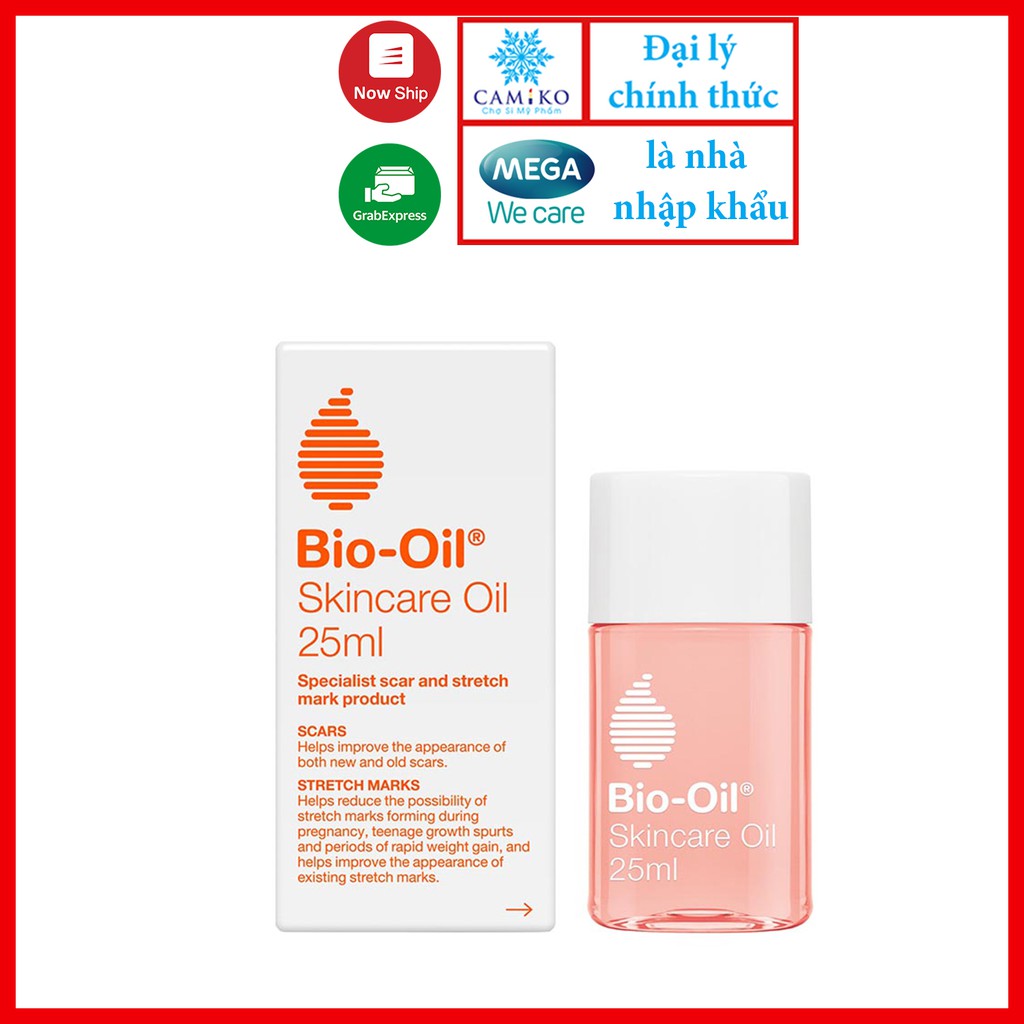 Bio oil 25ml dầu dưỡng da giảm rạn, ngừa thâm, mờ sẹo - CHÂT LƯỢNG HÀNG ĐẦU, SẢN PHẨM ĐẠT CHUẨN ĐƯỢC KHÁCH HÀNG ĐÁNH GIÁ CAO, ƯA CHUỘNG TRÊN THỊ TRƯỜNG MỜI KHÁCH YÊU TRẢI NGHIỆM