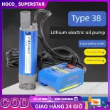Bơm chìm chân pin phổ thông 21V tốc độ 32 lít / phút, bơm thay nước hồ cá, bơm tưới cây