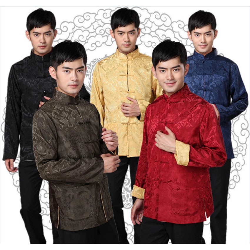 Chinese traditional dress hot sale for male