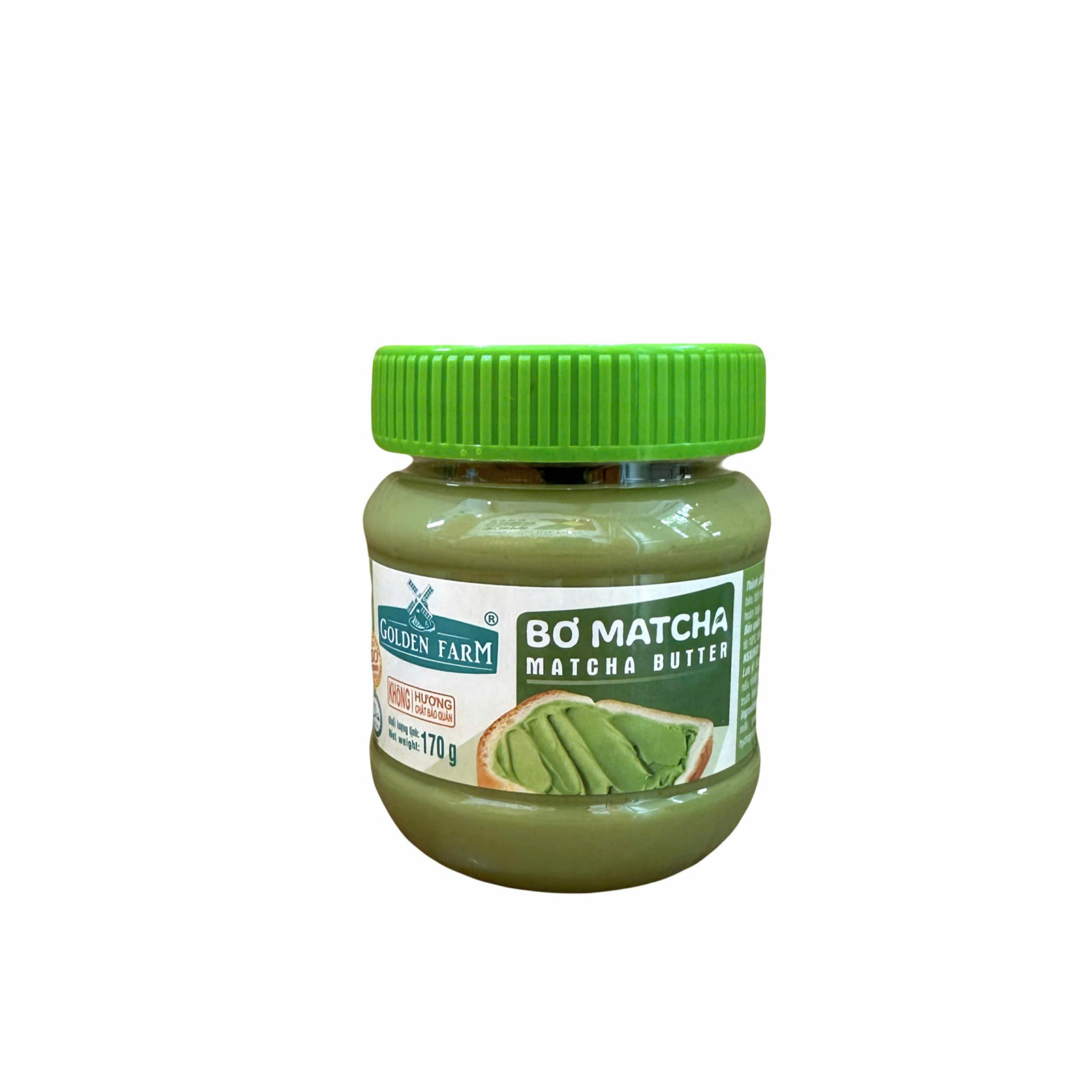 Bơ Matcha (Matcha Butter) Golden Farm hộp 170g