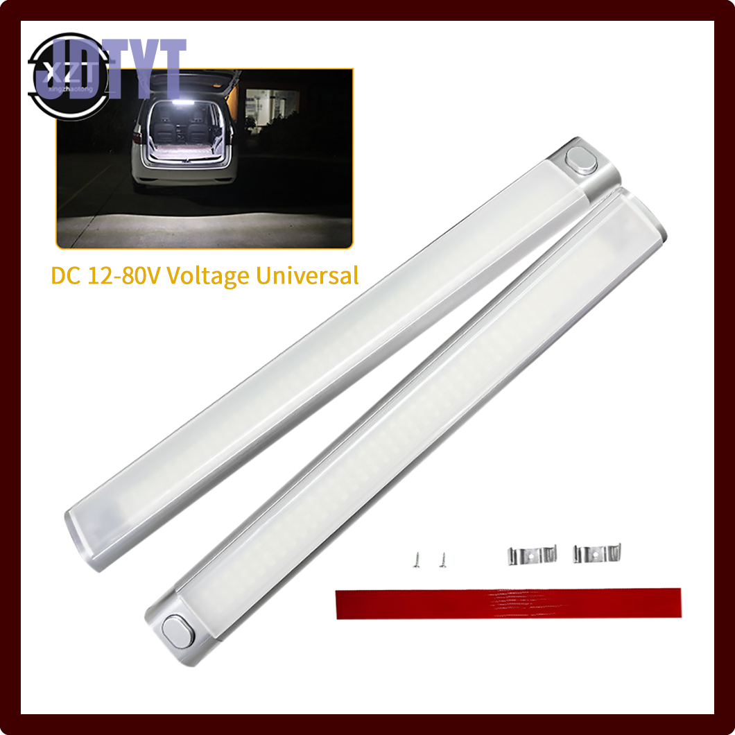 JDTYT Auto Interieur Light Bar Strip Met Aan/Uit Schakelaar Voor Truck Rv Bestelwagen Vrachtwagen Camper Boot Caravan Camper 120/168 led 12V-80V HETGF