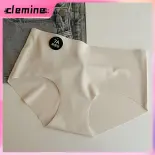 Clemine Quần Lót Da Sữa Lụa Tơ Tằm 7A Cho Nữ Quần Sịp Nữ Tập Thể Dục Yoga Tập Thể Dục Một Mảnh Không Hằn Hông