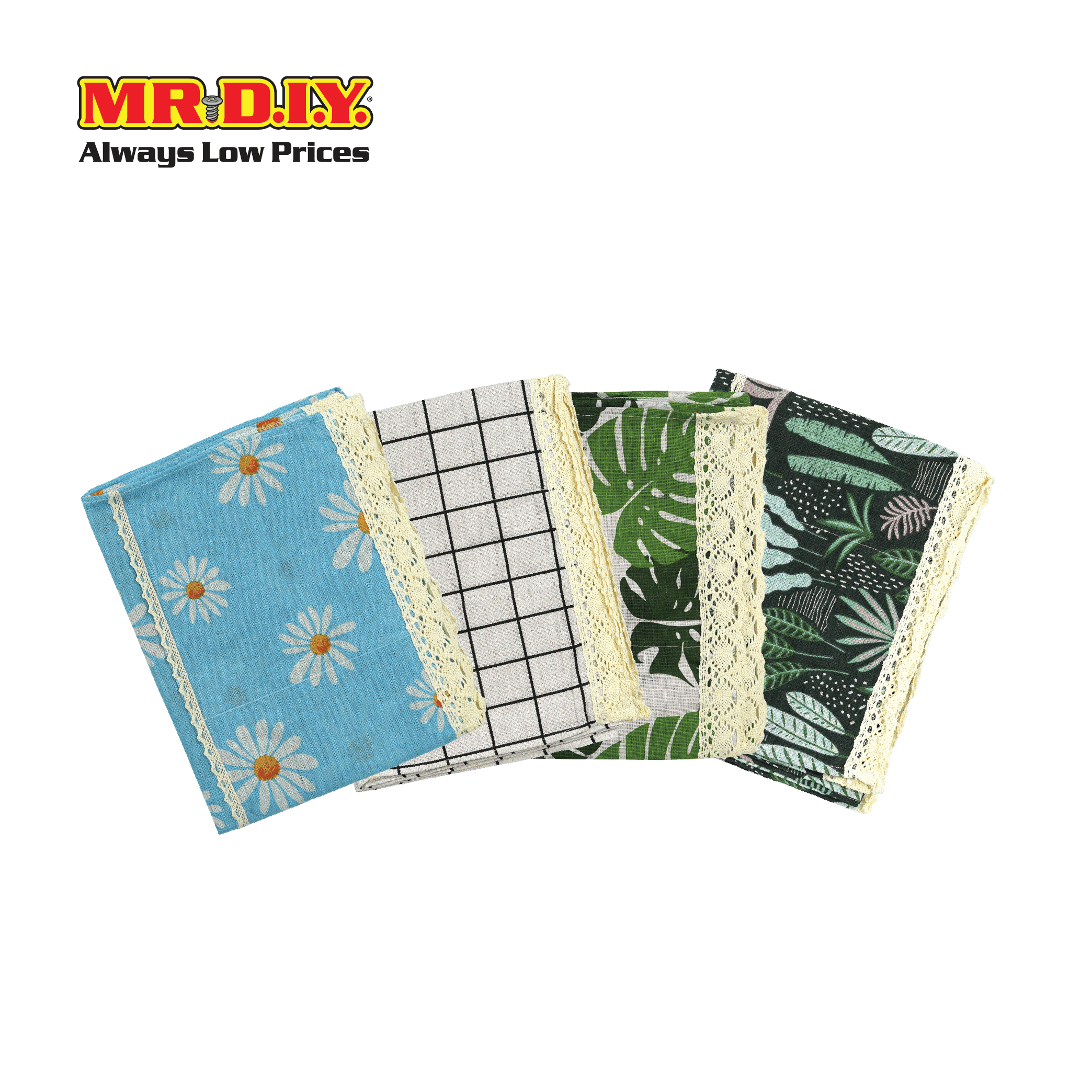 MR.D.I.Y. ผ้าคลุุมเครื่องซักผ้า ขนาด 60X150 ซม. คละลาย ราคา 93 บาท*ส่งฟรี