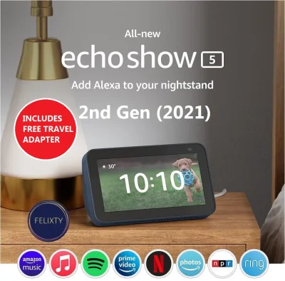 Echo Show 5 2nd Gen (2021) - Smart Display with Alexa
