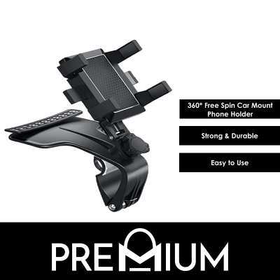 360 Free Spin Car Mount Phone Holder Stand Compatible with iPhone 13 12 Pro max Mini 11 X XS MAX XR 8 7 Plus Samsung S21 S20 Ultra Note 20 10 9 8 S8 S9 S7 Edge Xiaomi OPPO Huawei