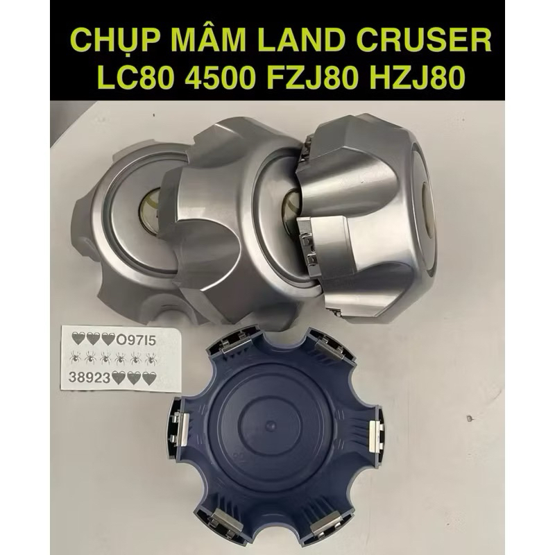 4 CHỤP MÂM LAND CRUSER 4500 LC80 FZJ80 HZJ80 1993-1997 42603-60200 chất lượng tốt giá rẻ