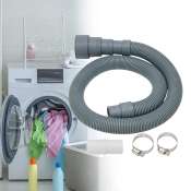 1.5M Universal Washing Machine Drain Hose with Clamp