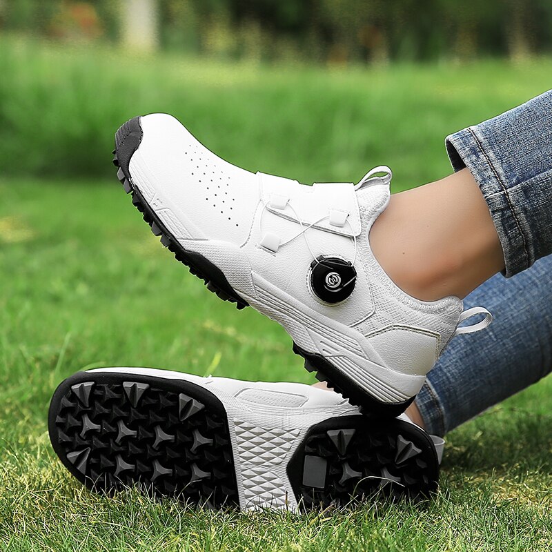 Golf Shoes Women's Waterproof And Breathable GOLF Golf Shoes Soft Soled Fixed Spikes Fashion Sports Girls' Shoes36-42
