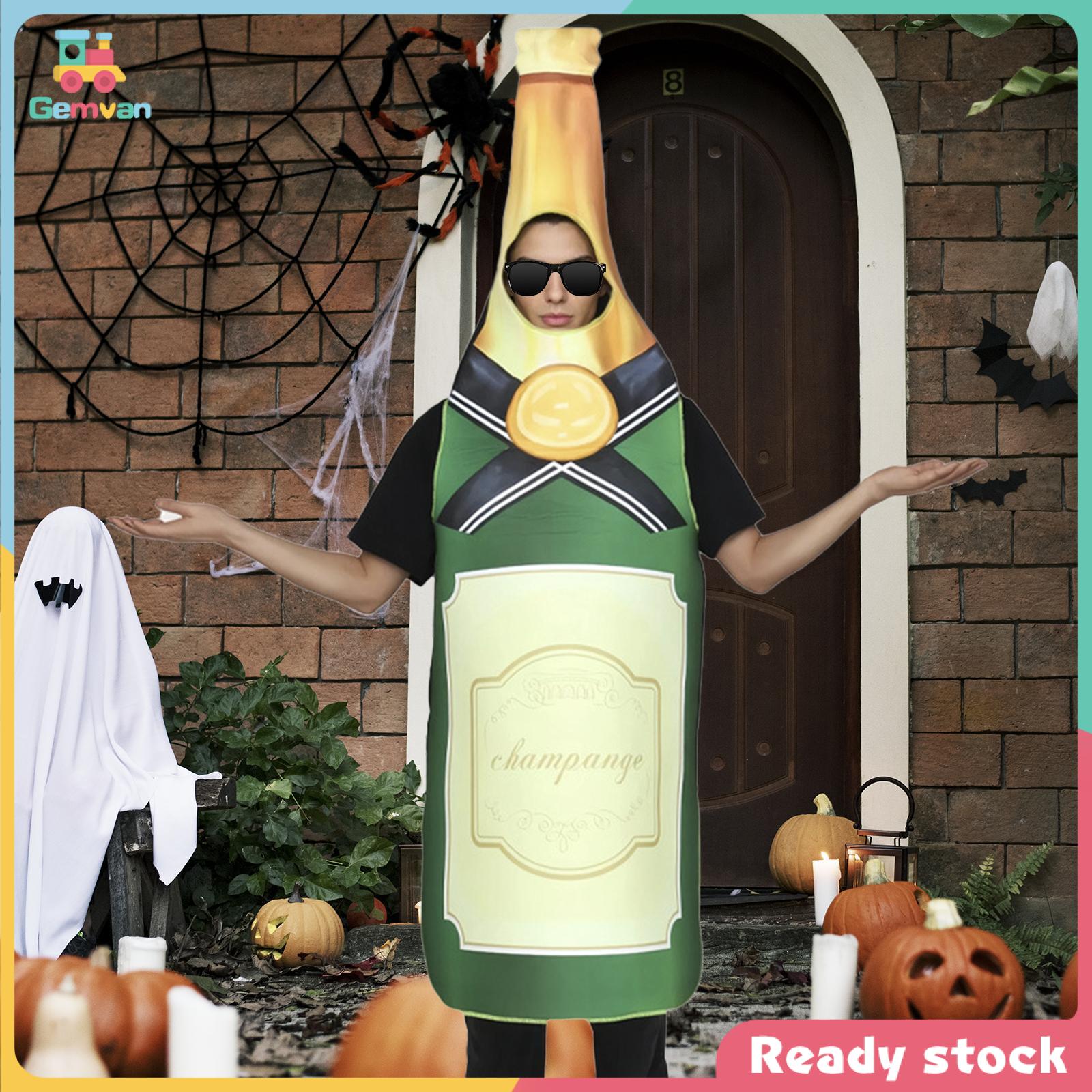 sachin and babi light blue dress 2 Pcs Halloween Mini Wine Bottle Costume Creative Champagne Bottle  Decoration Bottle Cover Set For Party Festival (hat And Cloak)