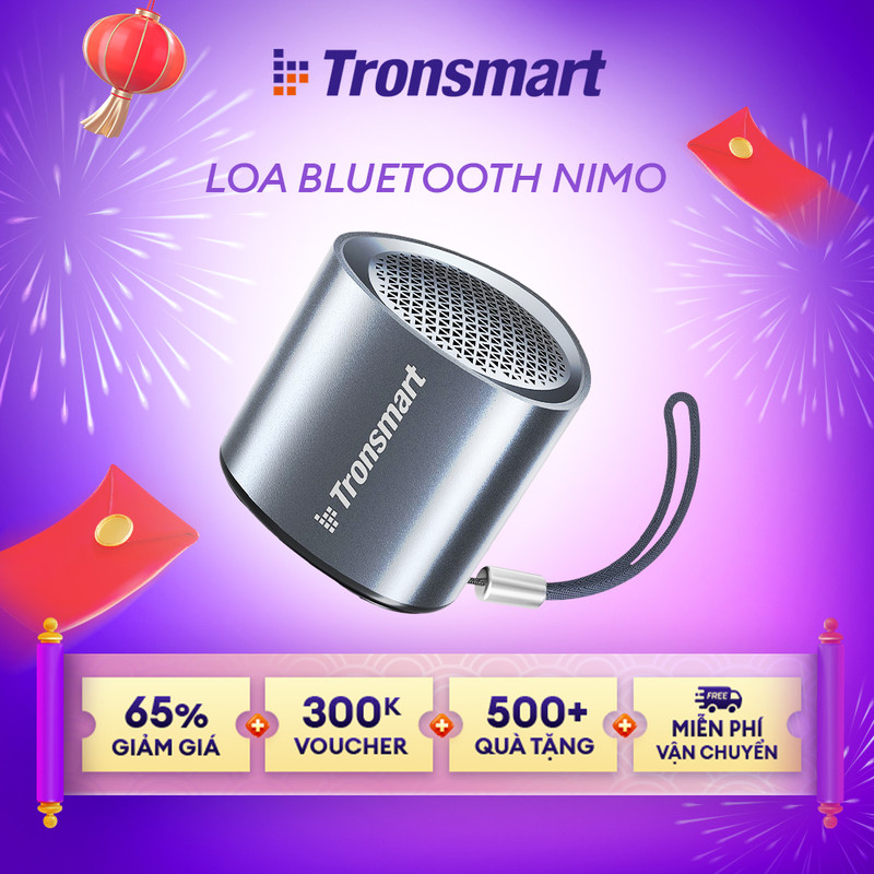 Loa Bluetooth 5.3 Mini Di Động Tronsmart Nimo IPX7 - Đa Sắc 4 Màu