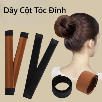 Thanh búi tóc củ tỏi - thanh đôi quấn tóc màu đen - sỉ lẻ