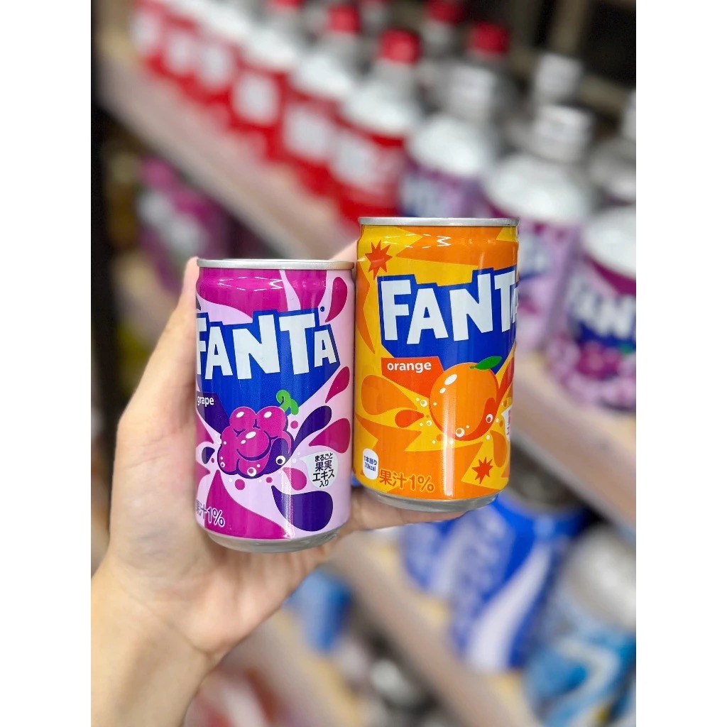 (Date T8/2025) Thùng 30 Lon Nước Ngọt Fanta Mini 160ml Hương Vị Thơm Ngon (3 vị)
