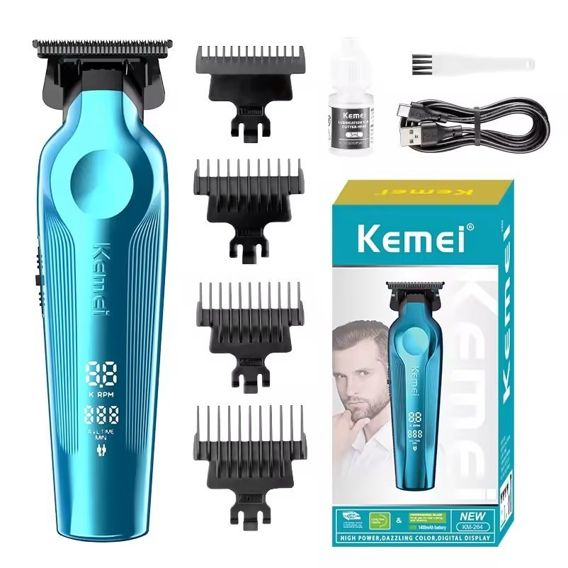 Tông Đơ Bấm Cạo Viền, Bấm Viền Cao Cấp Kemei 264 KM-264 - SS561