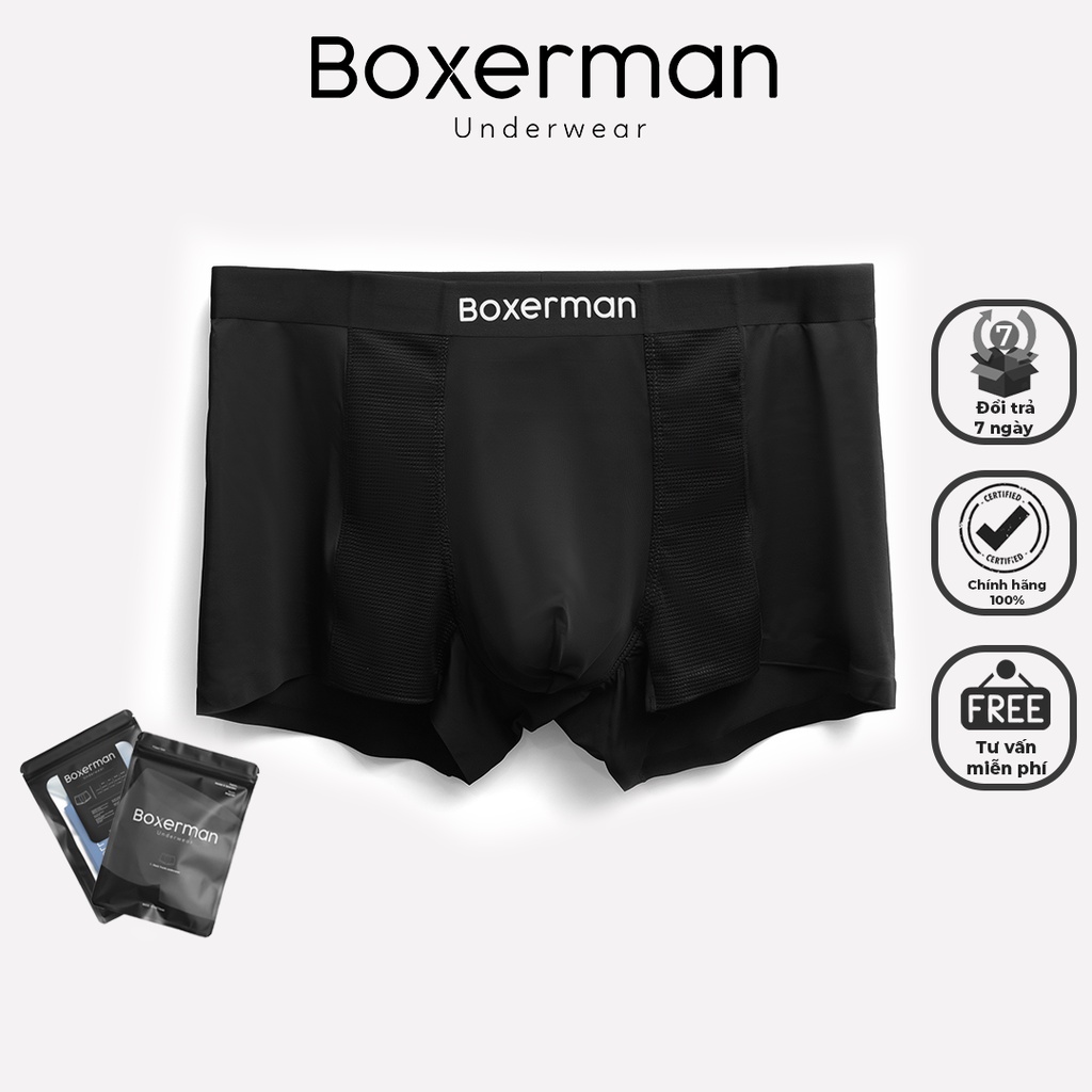 Quần boxer nam PRO MESH/Black cao cấp BOXERMAN s