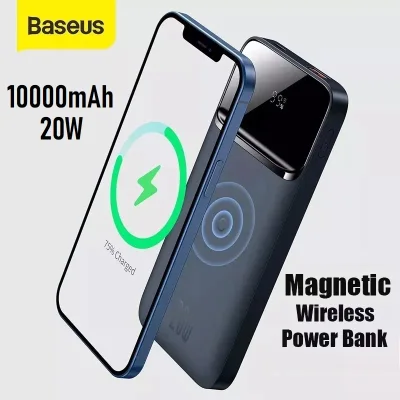 Baseus Magnetic Wireless 10000mAh 20W Power Bank Fast Charge Powerbank Charger for iPhone 12 Pro