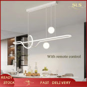 Modern LED Linear Chandelier for Kitchen Dining - Droplight