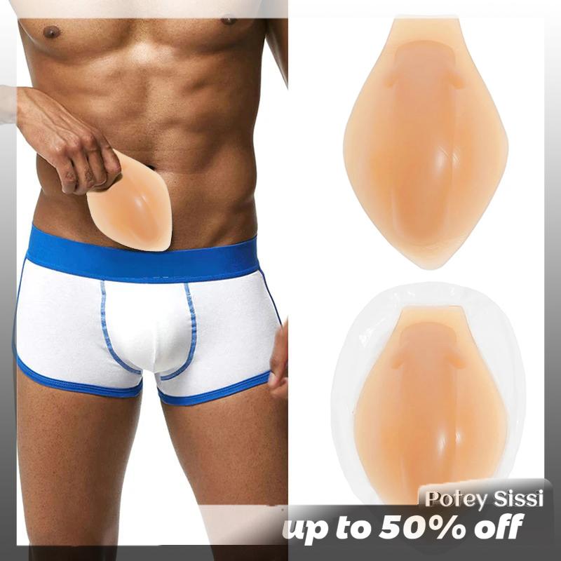 Potey Mens 3D Silicone Pouch gaff Miếng Đệm Đồ Lót Chèn Đáy Quần Enhancer Trượt Tuyết Đồ Bảo Hộ Cho Thể Thao Nhảy Múa Crossdresser
