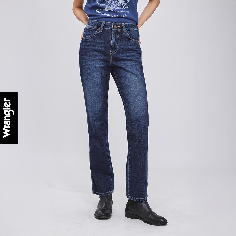 WRANGLER Beyond Denim Collection Women's Jeans High Straight Fit Model WR F126WSTRN15 ราคา 1,764 บาท*ส่งฟรี