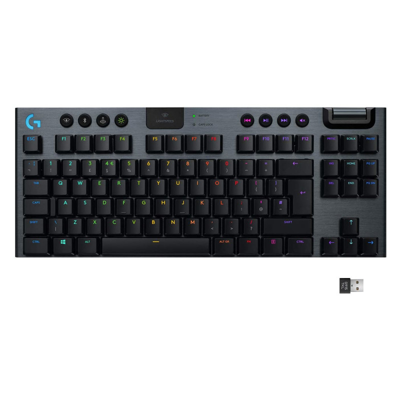 Logitech G915 TKL Tenkeyless Wireless Mechanical Gaming Keyboard All Models Singapore