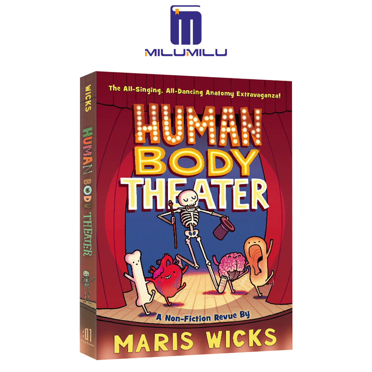 Human Body Theater: A Non-Fiction Revue Paperback – Illustrated by Maris Wicks Original English books ราคา 1,140 บาท*ส่งฟรี