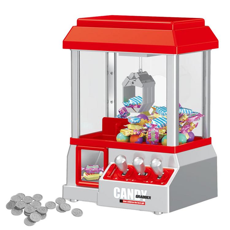 Claw Machine Arcade Mini Toy Grabber Machine for Kids Cool Fun Mini Candy