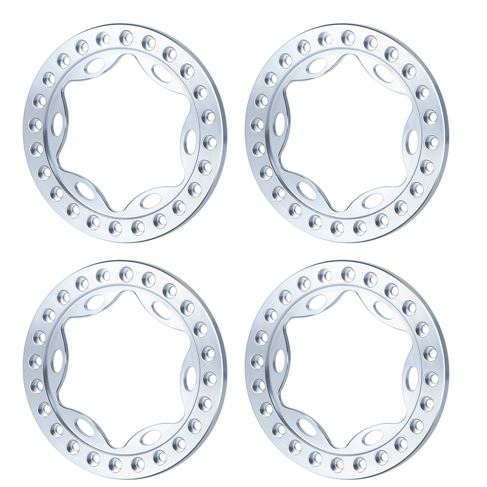 J54PCS CNC Metal Wheel Outer Beadlock Ring for 1.9Inch Wheel Rim 1/10 RC Crawler Axial SCX10 AXI03007 90046 TRX4