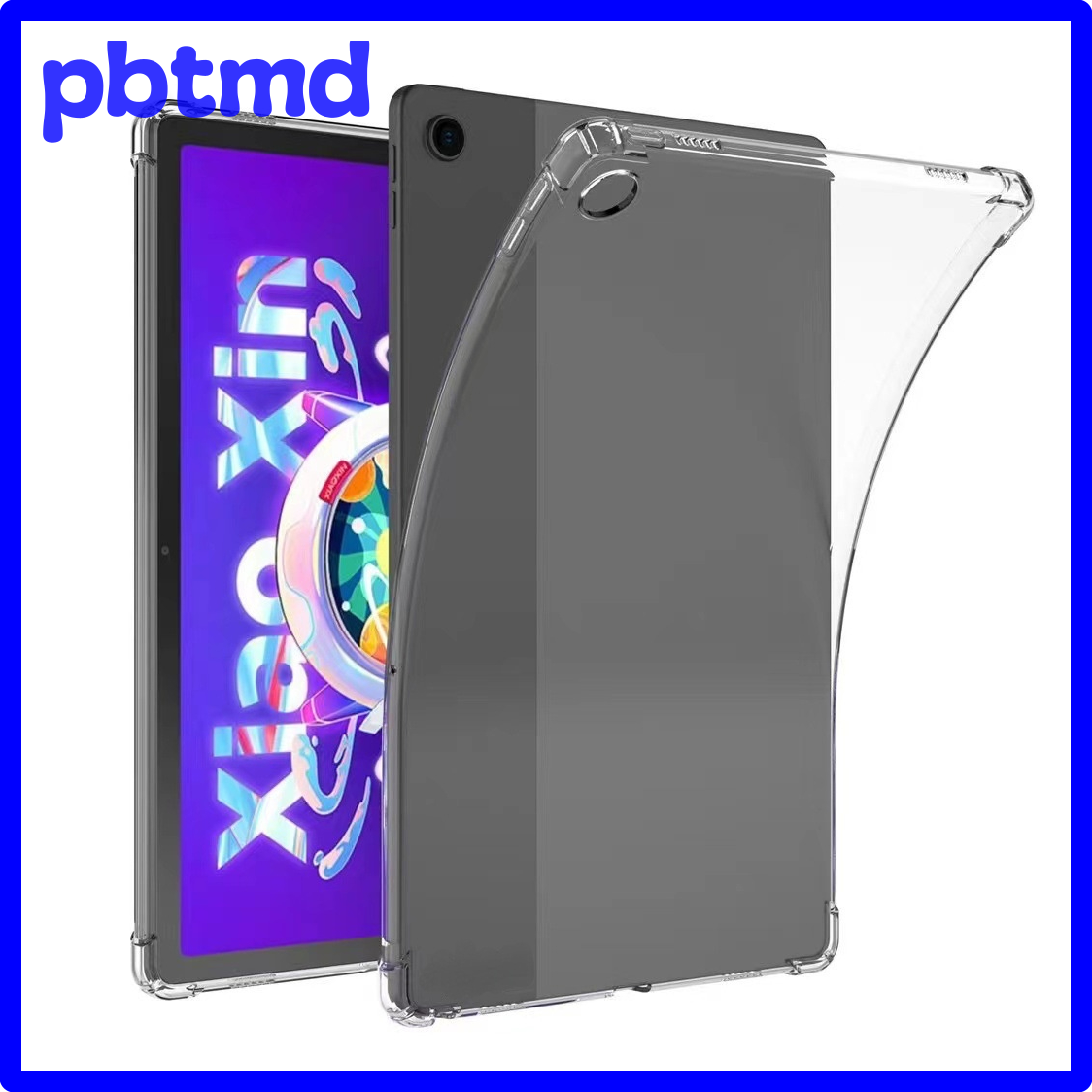 [Pbtmd] cho Lenovo xiaoxin Pad 2022 Tab M10 Plus 3rd Gen trường hợp 10.6 tb-128fu TB-125FU nhựa TPU mềm trong suốt bảo vệ máy tính bảng trở lại Bìa