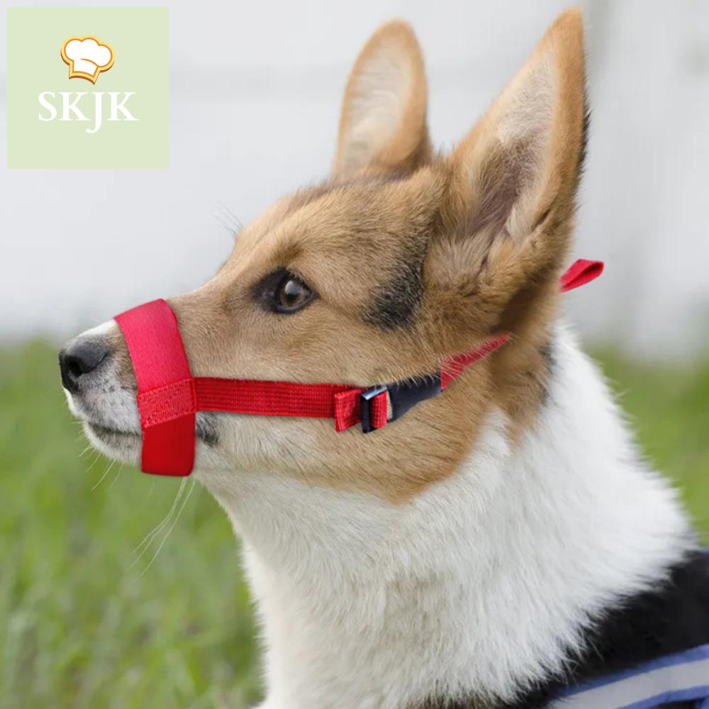 SKJK Bền 1 cái Ngừng sủa Thoáng khí Có thể điều chỉnh Để ngăn ngừa ăn uống vô trật tự Mõm chó Phụ Kiện Thú cưng nạ dây đeo cho chó Miếng che miệng chất béo