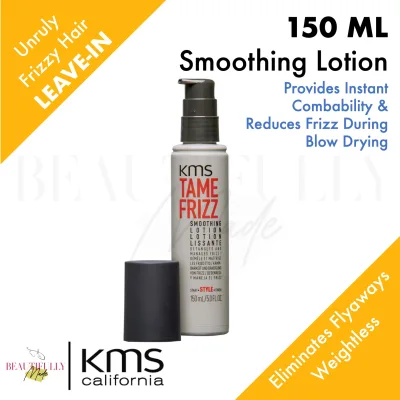KMS California Tame Frizz Smoothing Lotion 150ml - Provides Instant Combability Reduces Frizz during Blow Dry