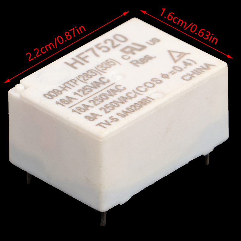 🔥🔥🔥kangsiwen Hf7520 009-htp tải cao 10a 16A thường mở 4-pin kê nhiệt độ không đổi điện sưởi ấm ấm tiếp sức