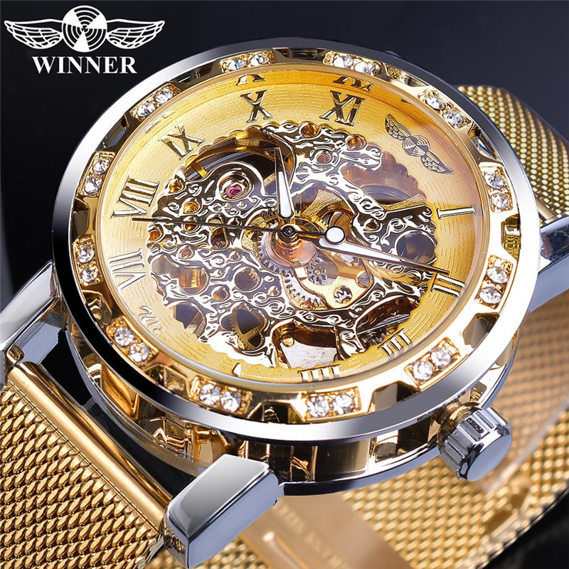 Winner-Brand-Golden-Men-Mechan