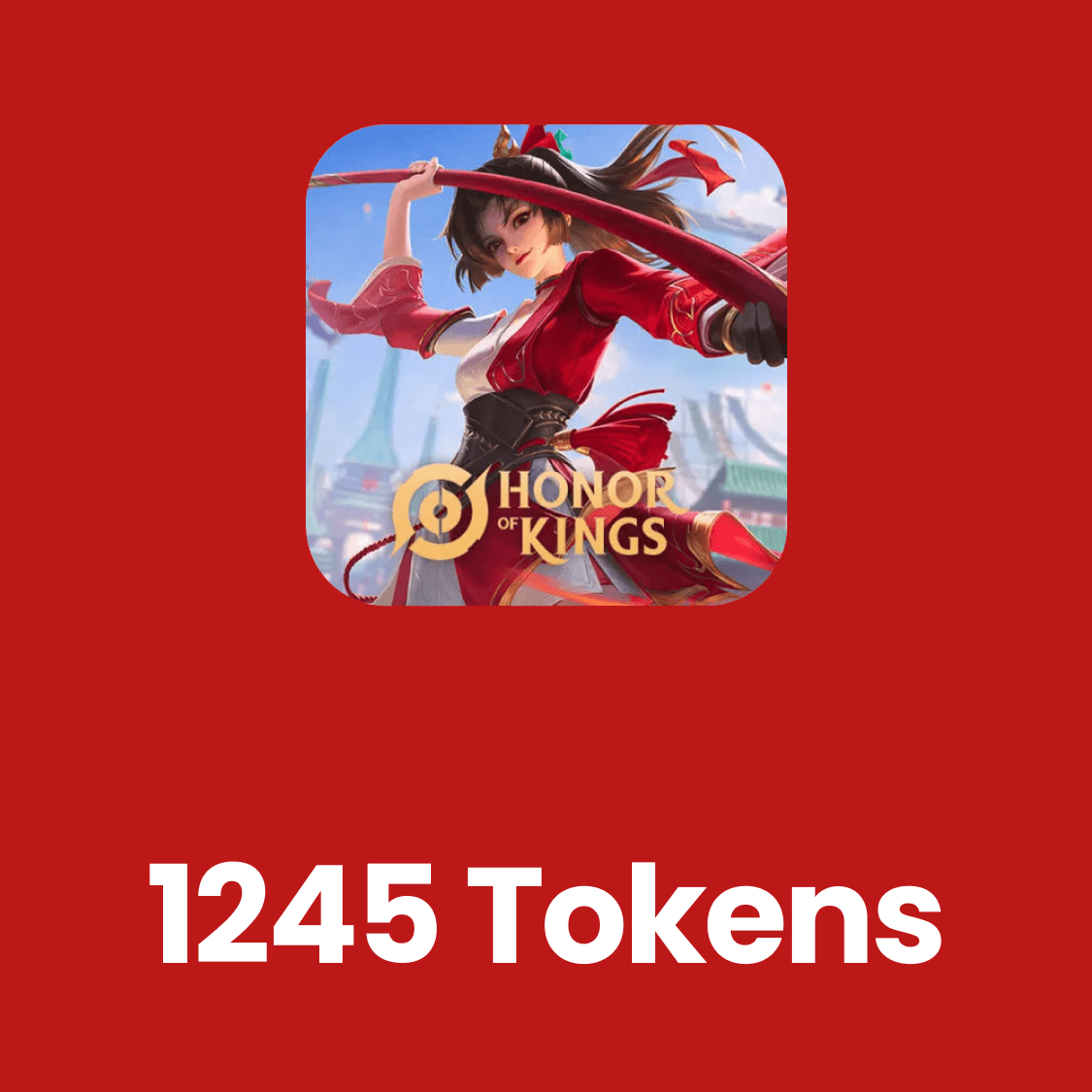 Honor of Kings 1245 Tokens ราคา 514 บาท*ส่งฟรี