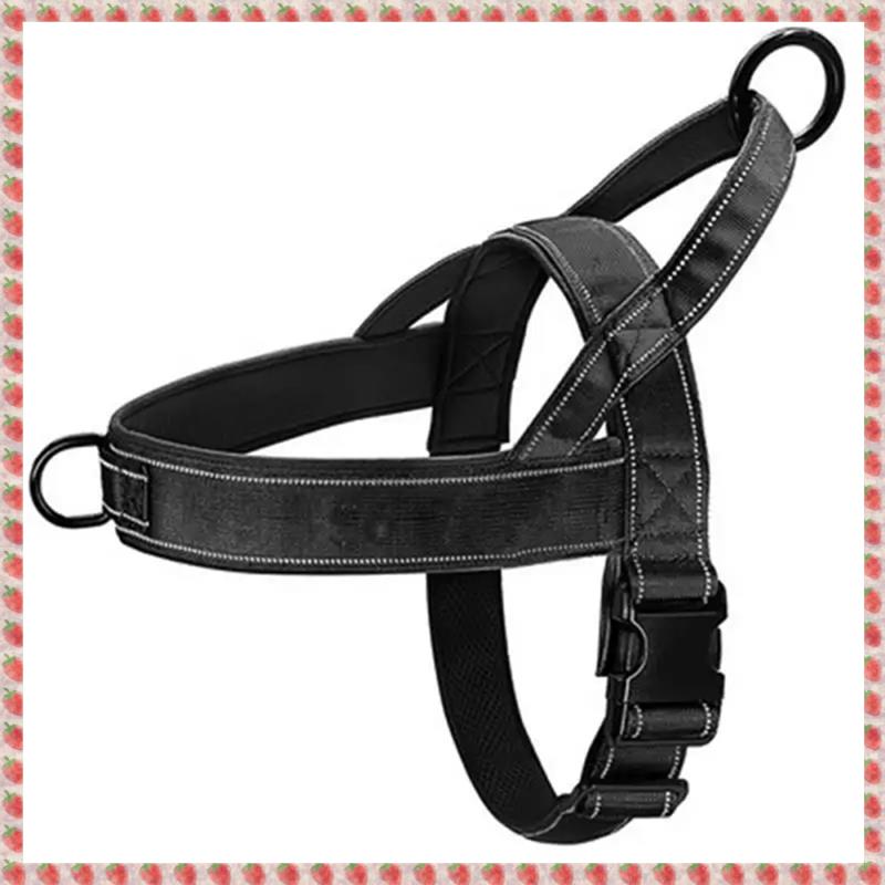 (RBPN) Nylon Dog Harness No Pull Pet Harness with Handle Reflective Training Harness for Small Medium Large Dog