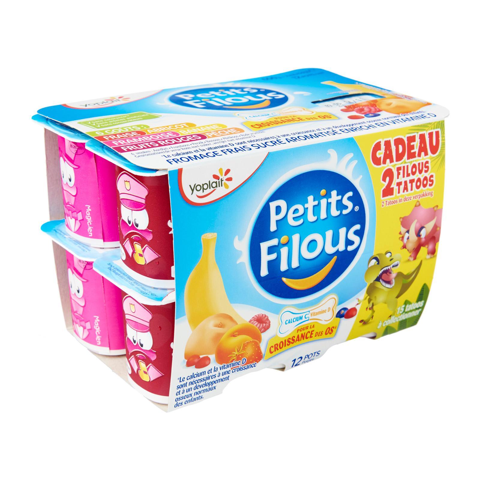 Yoplait Petits Filous Fruit Flavor Fromages Frais By Redmart