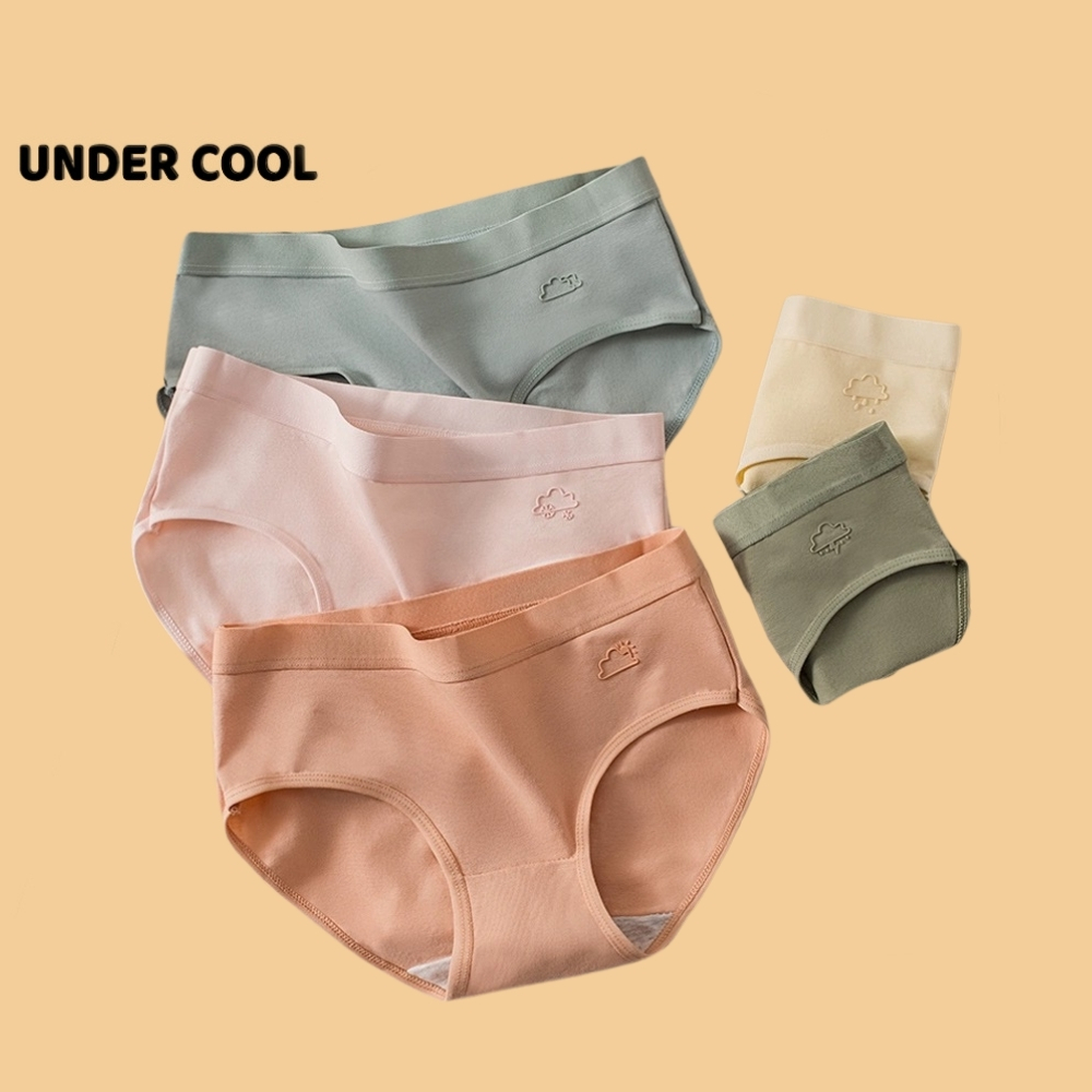 SET 5 Quần Lót Nữ họa tiết Thời Tiết, Quần Chíp cotton Mềm Mại Thân Thiện Với Da Kháng Khuẩn 2 lớp COMBO - QL54