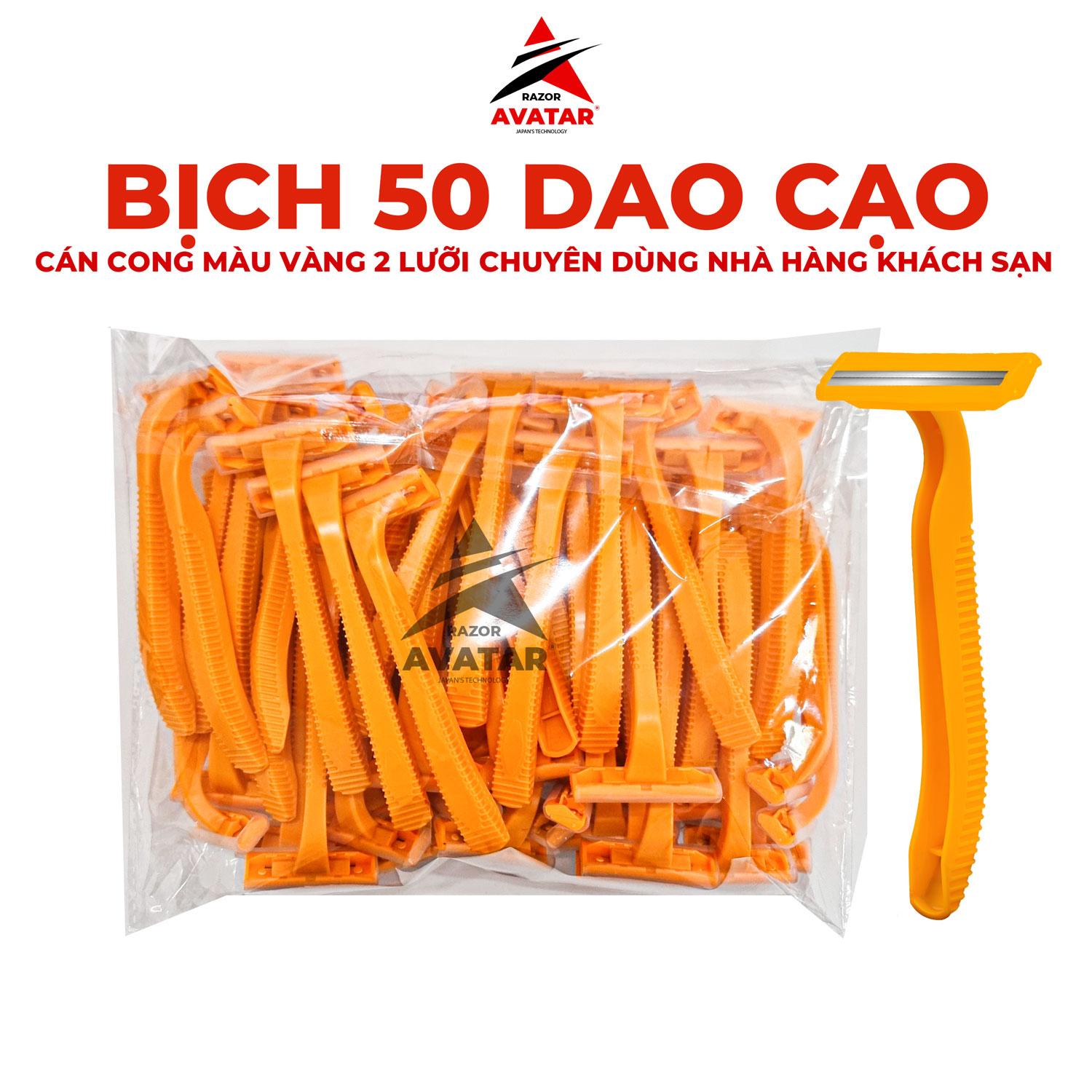 [NHIỀU MẪU]  Combo 50 cây Dao Cạo Râu 50 Cây/Túi Siêu Tiết Kiệm , Nhựa Cao Cấp Bền Bỉ avatar vietnam