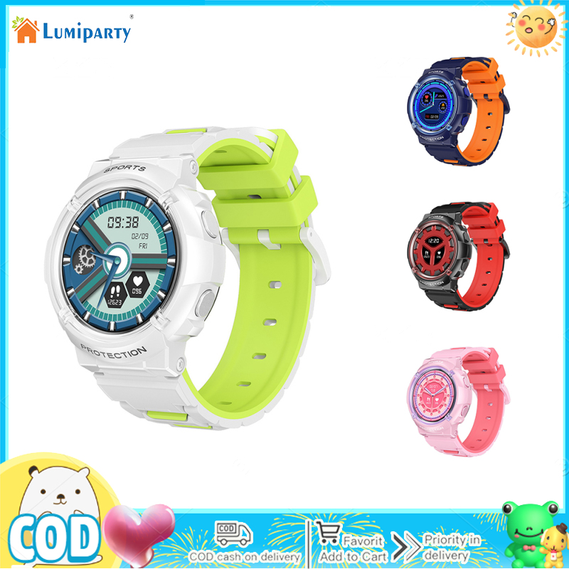 HT19 Kids Smart Watch Waterproof Kids Fitness Activity Tracker Watch With 1.28inch Screen Heart Rate Sleep Monitor Alarm Clock Watch ราคา 757 บาท*ส่งฟรี