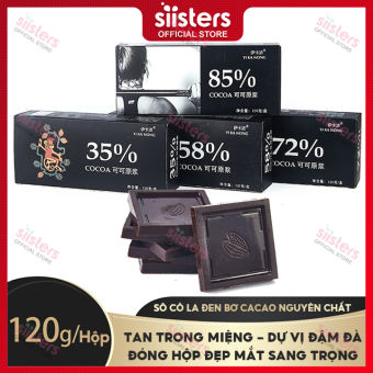 Socola ăn kiêng đen đắng nguyên chất không đường YIKANONG Kẹo Chocolate thanh gói lẻ