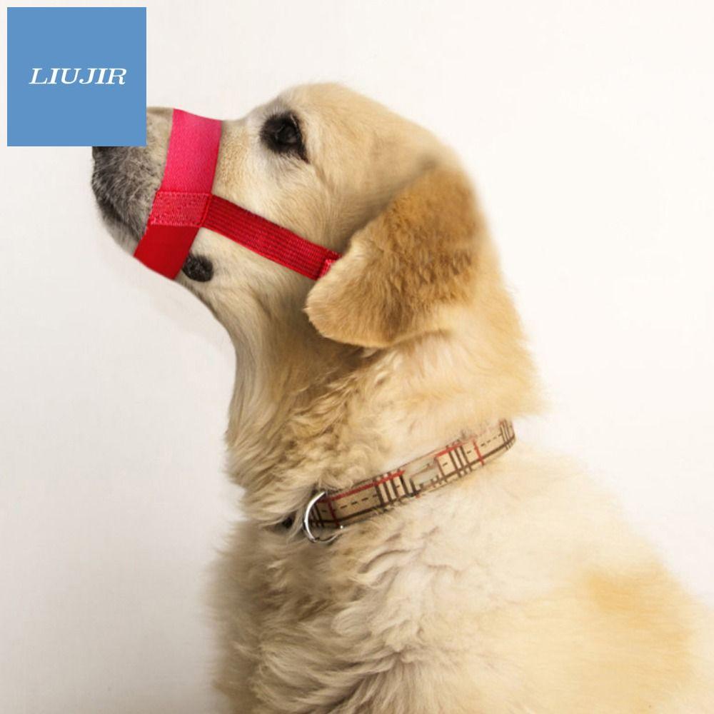 LIUJIR Bền Thiết thực Ngừng sủa Chống cắn Có thể điều chỉnh Thoáng khí Miếng che miệng chất béo Phụ Kiện Thú cưng nạ dây đeo cho chó Mõm chó