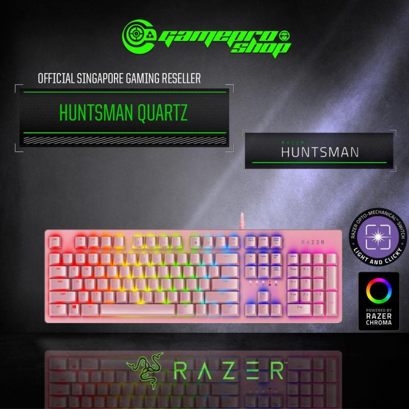 Razer Huntsman OPTO - Mechanical Gaming Keyboard (Black / Quartz / Mercury White) Singapore