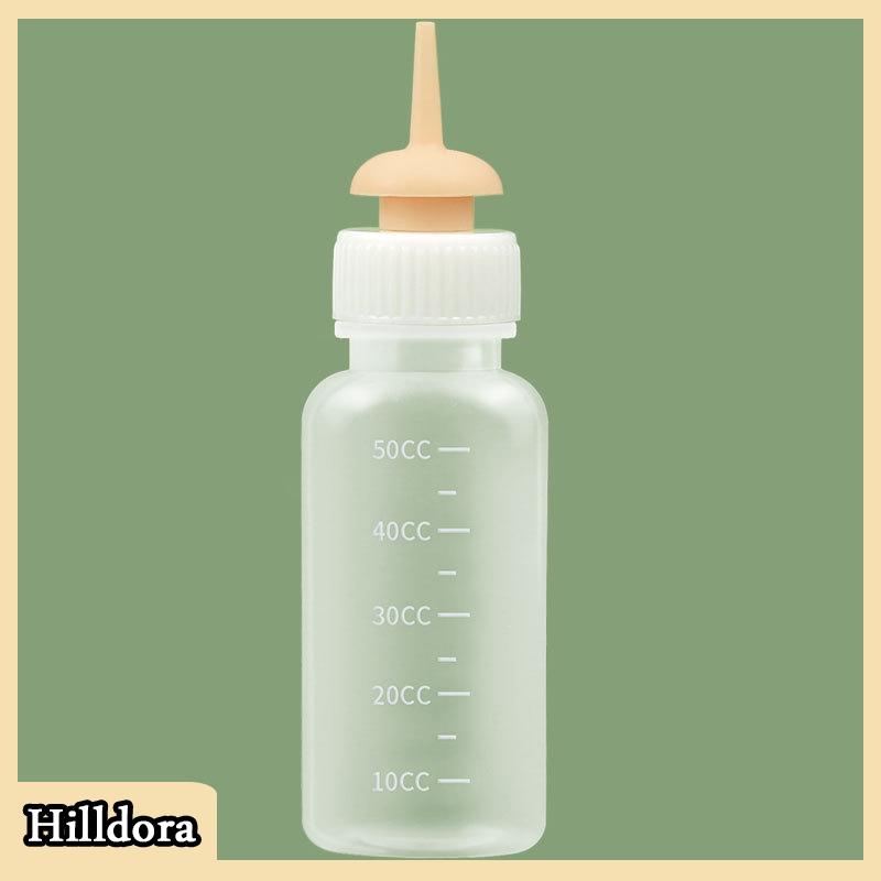 [Hilldora] Pet Kitten ăn chai núm vú trung chuyển có thể bóp sữa lỏng chai điều dưỡng cho trẻ sơ sinh chó con thỏ hamster mèo - 3