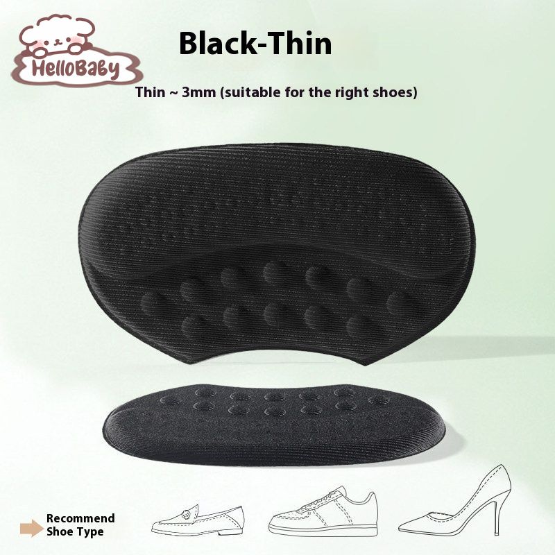 HelloBabyU Anti-Slip Anti-Blister Heel Cushion Pad Shoe Size Adjustment Shoe Stickers Big Change Essence ราคา 13 บาท*ส่งฟรี