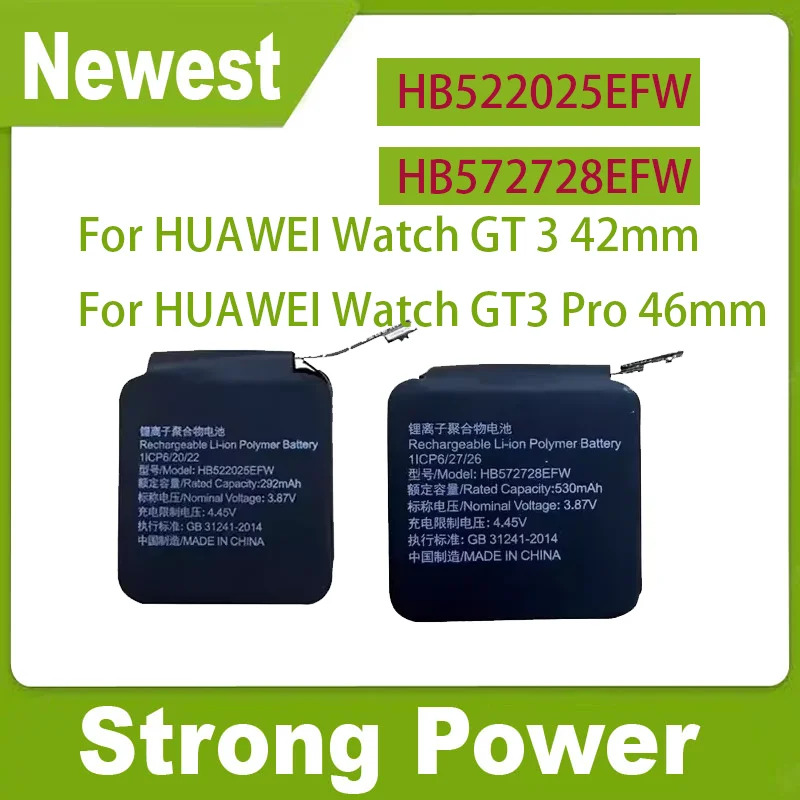NEW BRAND YDLBAT HB522025EFW HB572728EFW HUAWEI Watch GT3 Pro GT 3 Pro 46mm / GT3 GT 3 42mm A CELL ราคา 278 บาท*ส่งฟรี