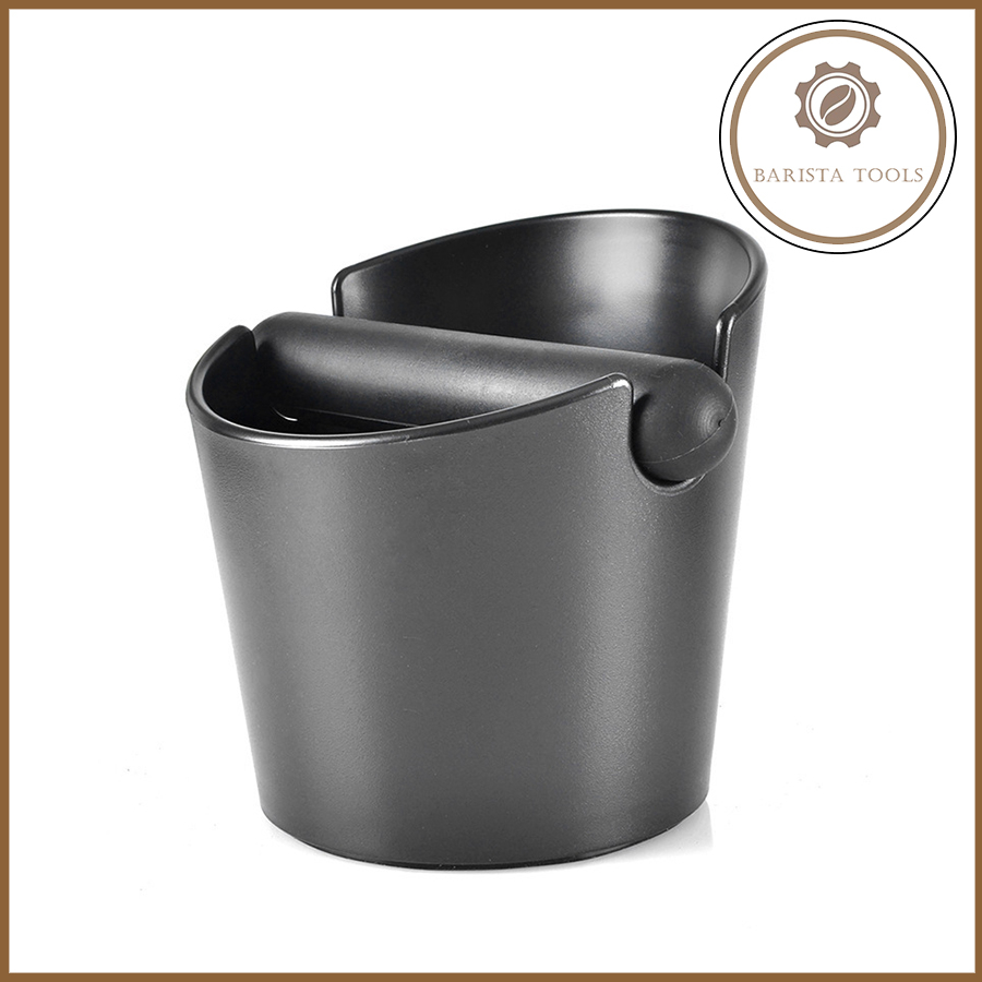 Hộp đập bã cà phê nhựa đen | Dụng cụ Barista