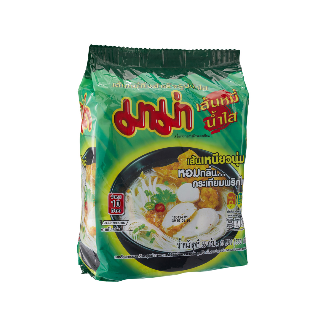 Mama Instant Rice Vermicelli Clear Soup 55G. Pack 10 ราคา 65 บาท*ส่งฟรี