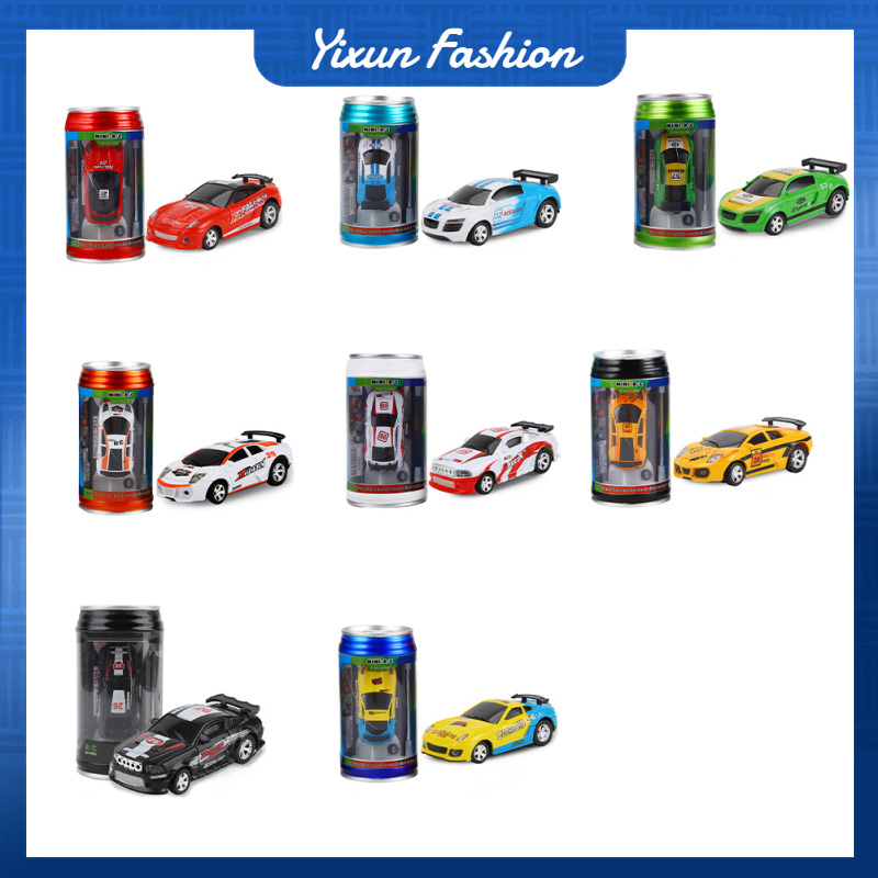 Coke Can Mini RC Car Four-way Remote Control Racing Vehicle Micro Electric Racing Car Model Toy Gifts For Kids ราคา 304 บาท*ส่งฟรี